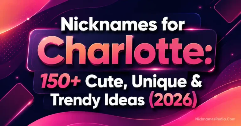 Nicknames for Charlotte 150+ Cute, Unique & Trendy Ideas (2026) 👑