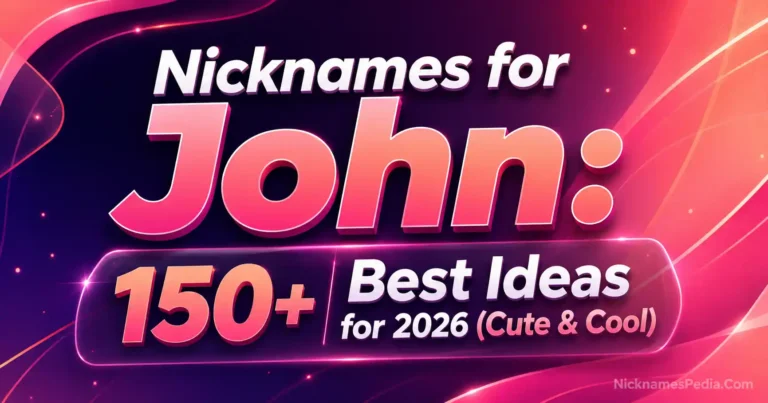 Nicknames for John 150+ Best Ideas for 2026 (Cute & Cool) 😊