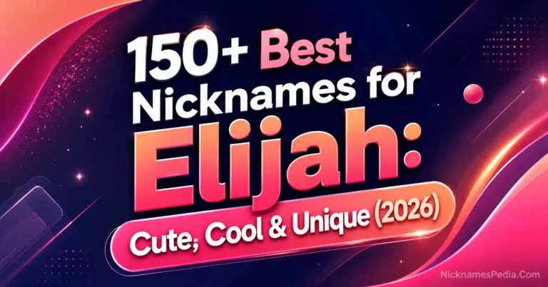 150+ Best Nicknames for Elijah Cute, Cool & Unique (2026)