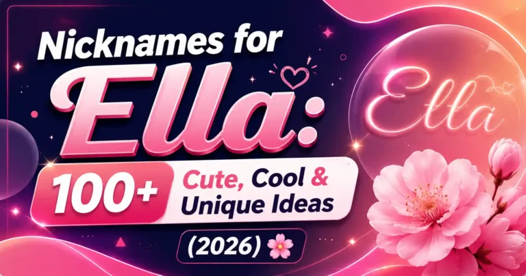 Nicknames for Ella 100+ Cute, Cool & Unique Ideas (2026) 🌸