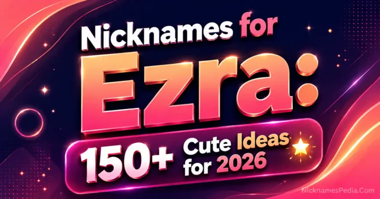 Nicknames for Ezra 150+ Cute Ideas for 2026 🌟