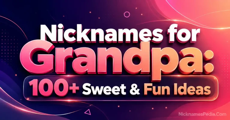 Nicknames for Grandpa 100+ Sweet & Fun Ideas