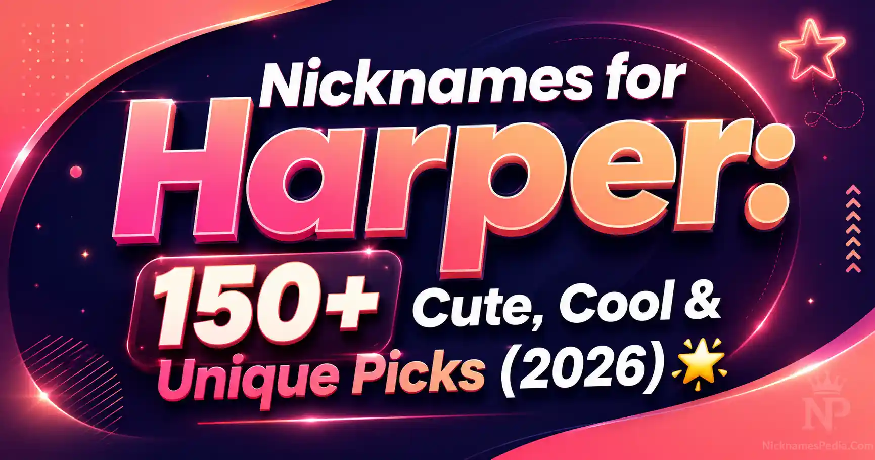Nicknames for Harper 150+ Cute, Cool & Unique Picks (2026) 🌟