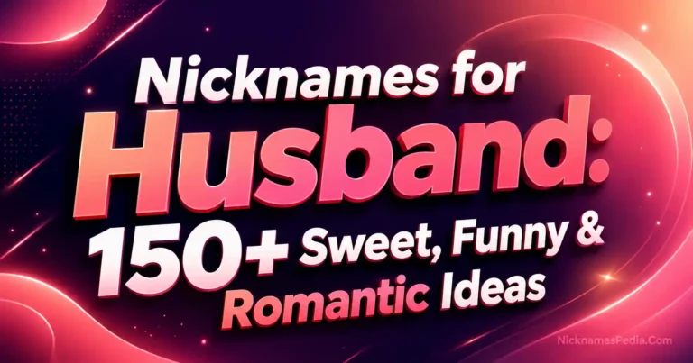 Nicknames for Husband 150+ Sweet, Funny & Romantic Ideas