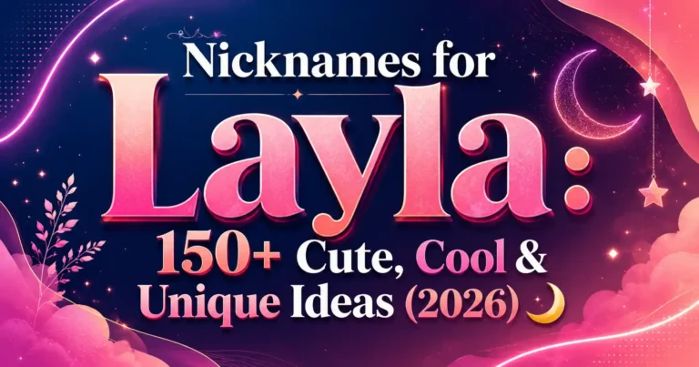 Nicknames for Layla 150+ Cute, Cool & Unique Ideas (2026) 🌙