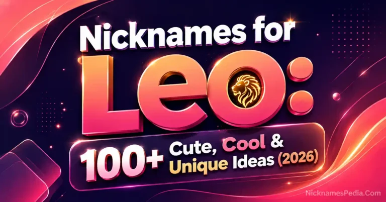 Nicknames for Leo 100+ Cute, Cool & Unique Ideas (2026)🦁