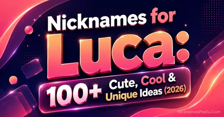 Nicknames for Luca 100+ Cute, Cool & Unique Ideas (2026)
