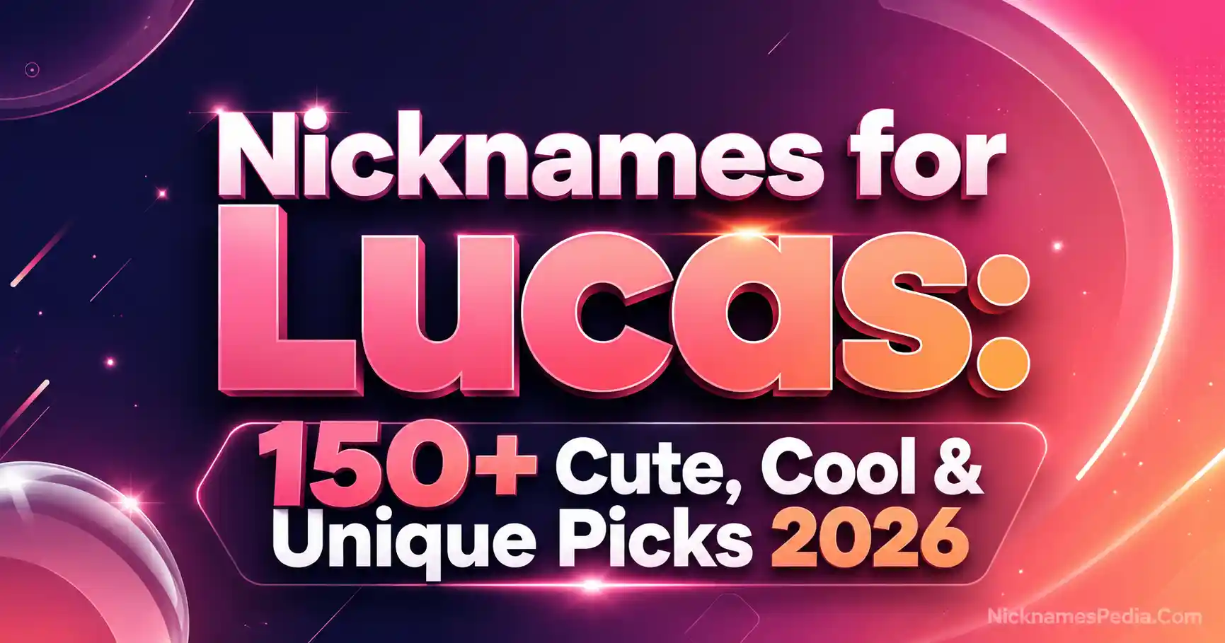 Nicknames for Lucas 150+ Cute, Cool & Unique Picks 2026💡
