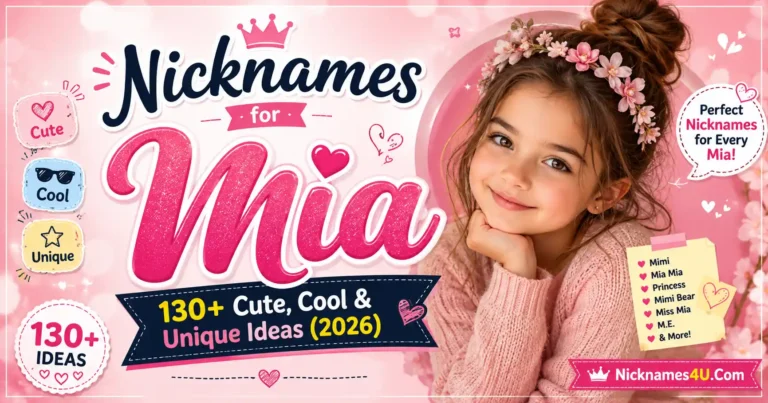 Nicknames for Mia 130+ Cute, Cool & Unique Ideas (2026)🌸