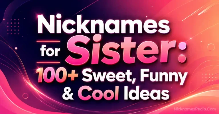 Nicknames for Sister 100+ Sweet, Funny & Cool Ideas