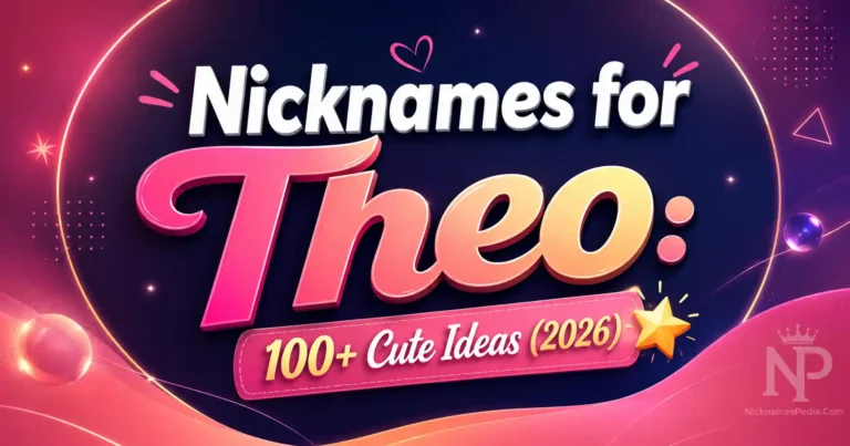 Nicknames for Theo 100+ Cute Ideas (2026) 🌟