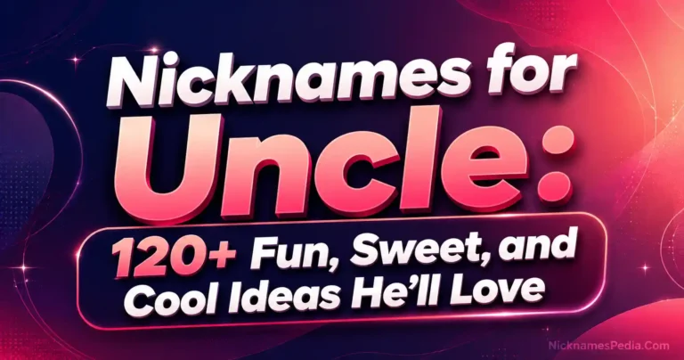 Nicknames for Uncle: 120+ Fun, Sweet, and Cool Ideas He'll Love