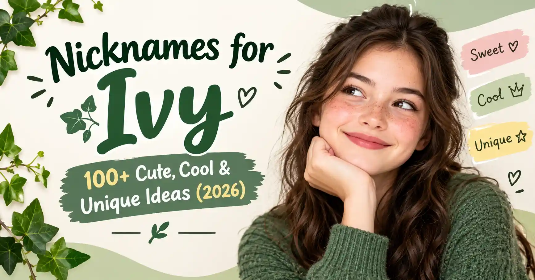 Nicknames for Ivy 100+ Cute, Cool & Unique Ideas (2026) 🌿