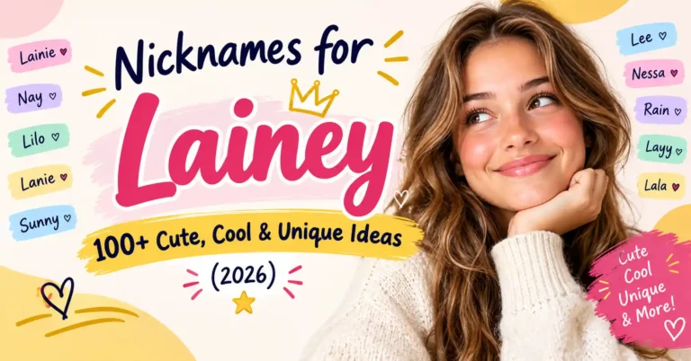 Nicknames for Lainey 100+ Cute, Cool & Unique Ideas (2026) 🌟
