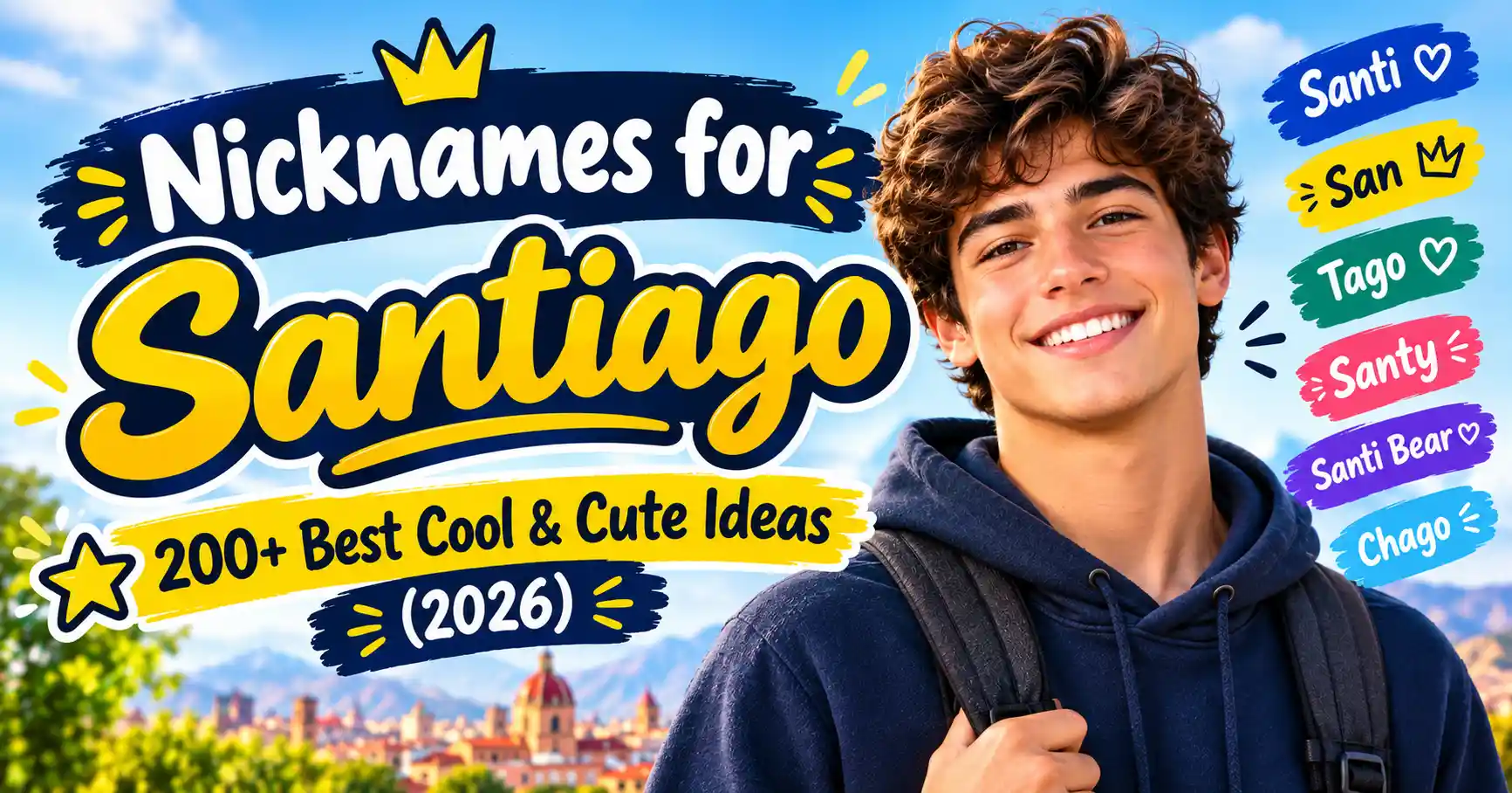 Nicknames for Santiago 200+ Best Cool & Cute Ideas (2026)🌟