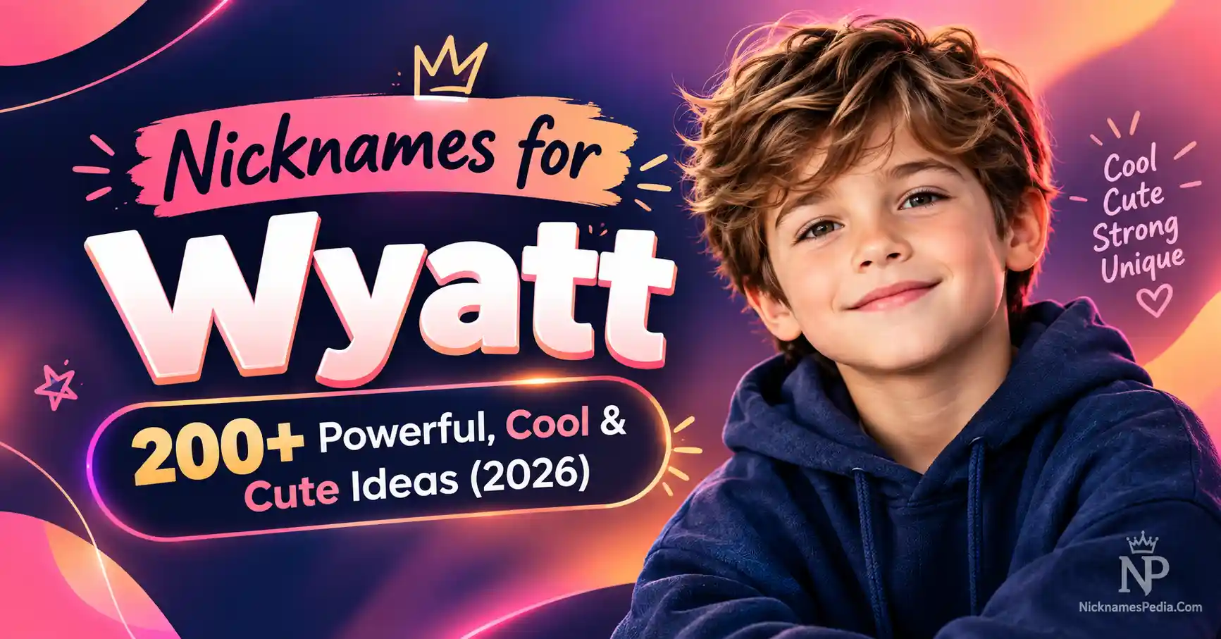 Nicknames for Wyatt 200+ Powerful, Cool & Cute Ideas (2026)